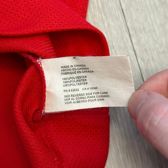 Vintage Pro Player Buffalo Sabres Goat Head NHL Red Practice Hockey Jersey Large - Picture 6 of 7